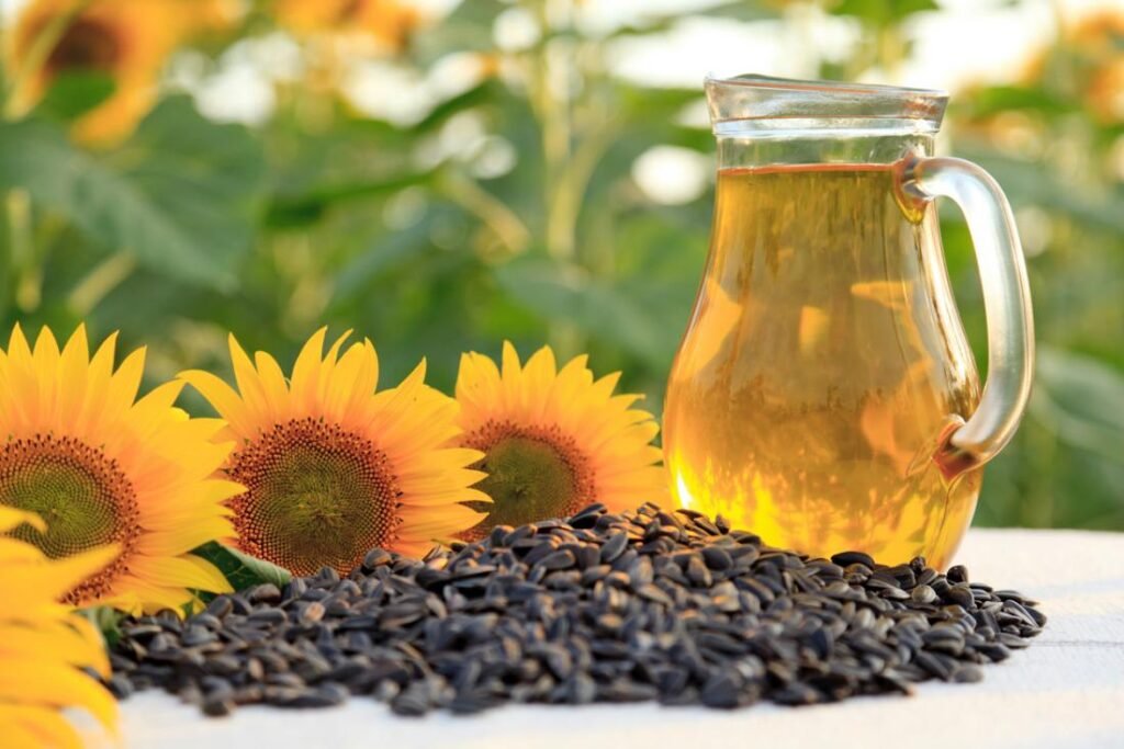 sunflower-oil for glowing skin