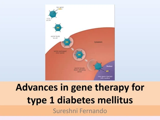 Gene therapy for type 1 diabetes mellitus